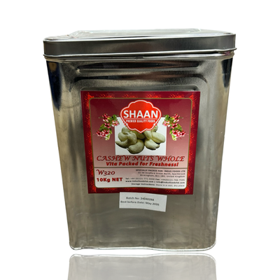 Shaan Cashew Nut Whole 10kg