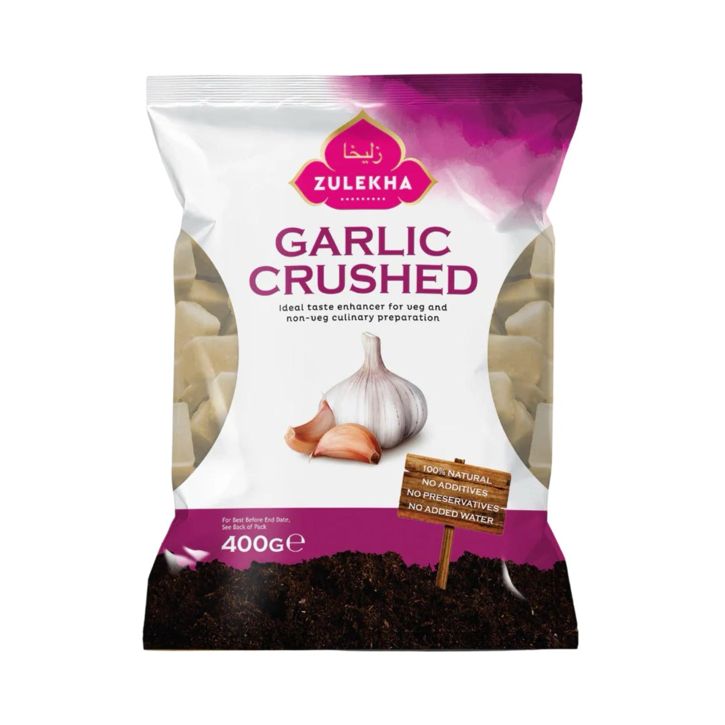 Zulekha Crushed Garlic 400g