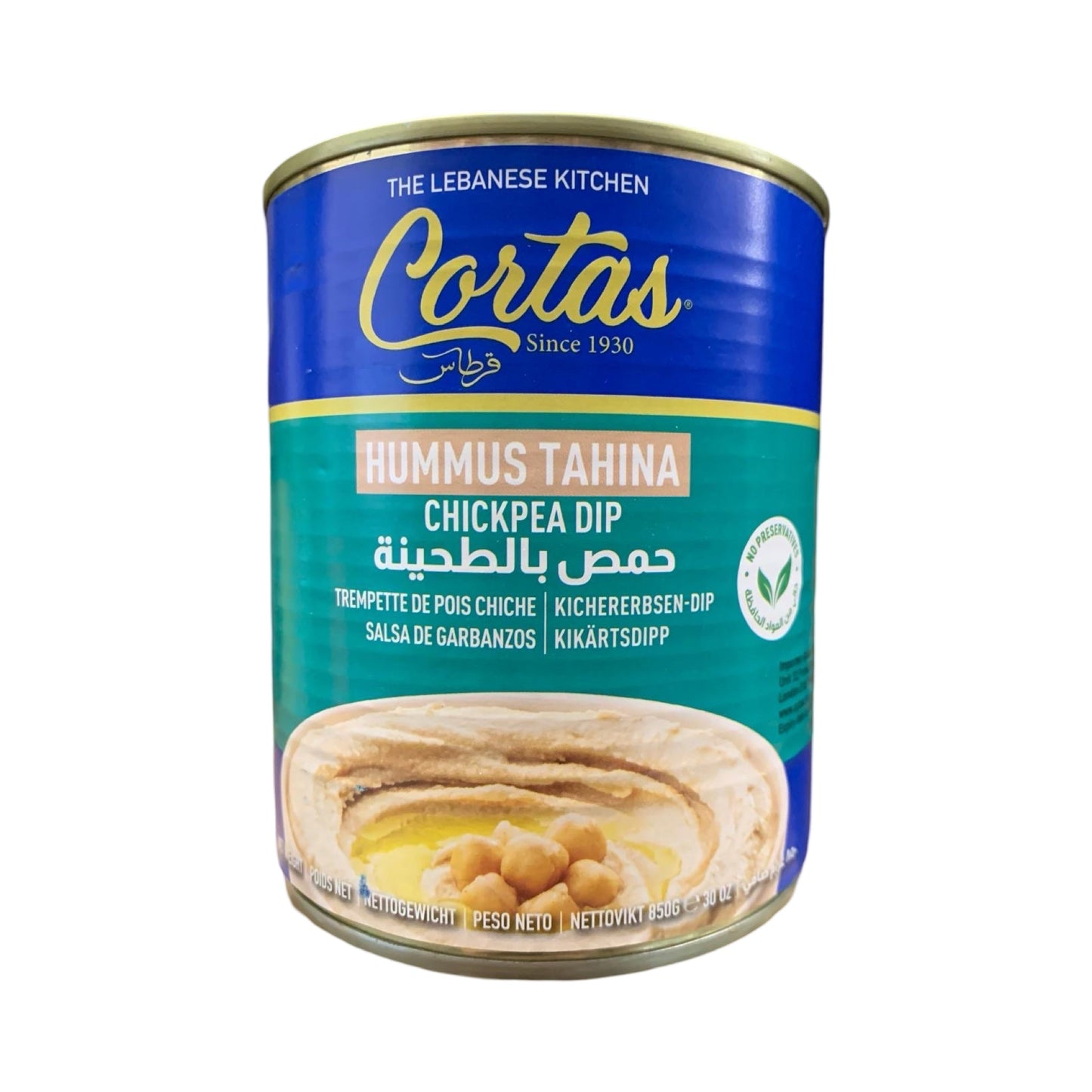 Cortas Chick Peas Dip 850g