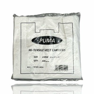 Puma White Large Bags 11x17x21" Box