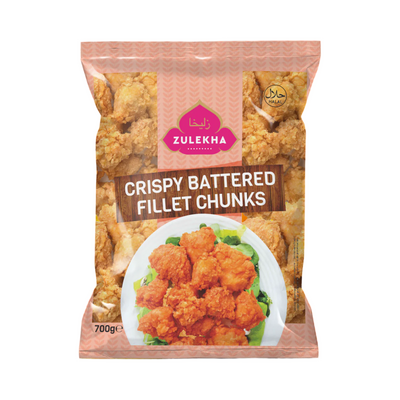 Zulekha Crispy Battered Fillet Chunks 700g