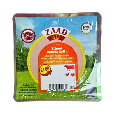 Zaad Chicken & Beef Turkey Mortadella 200g