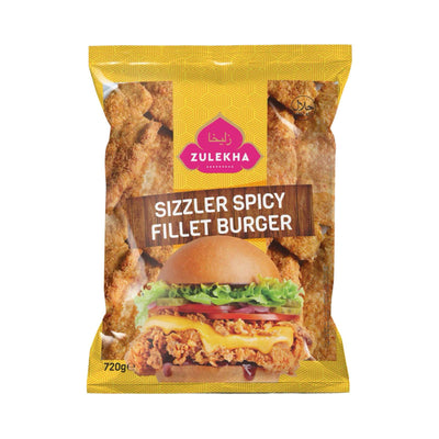 Zulekha Sizzler Spicy Fillet Burger 720g