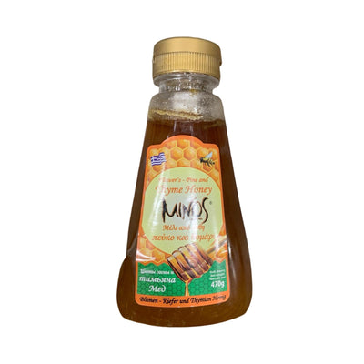 Minos Greek Honey Squeezy 470g