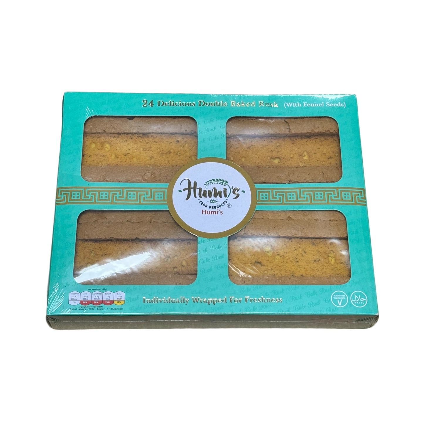 Humi Cake Rusk Fennel (Saunf) 24pcs