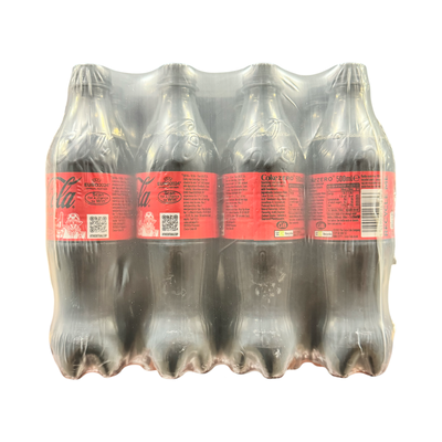 Coke Zero Bottles 12x500ml