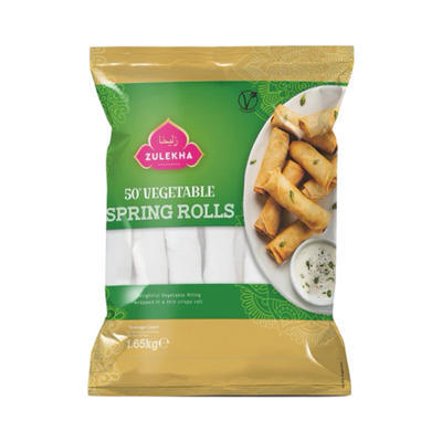 Zulekha 50 Veg Spring Rolls 1.65KG