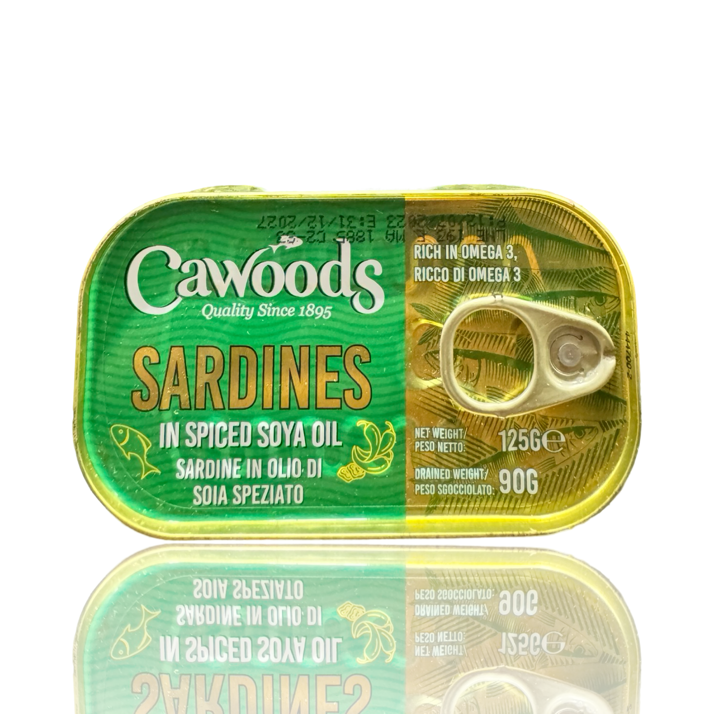 Cawoods Sardines In Soya Oil 125g