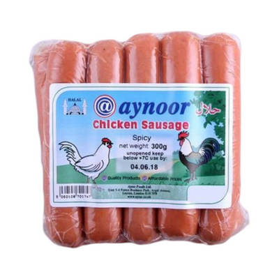 Aynoor Spicy Chicken Sausage 300g