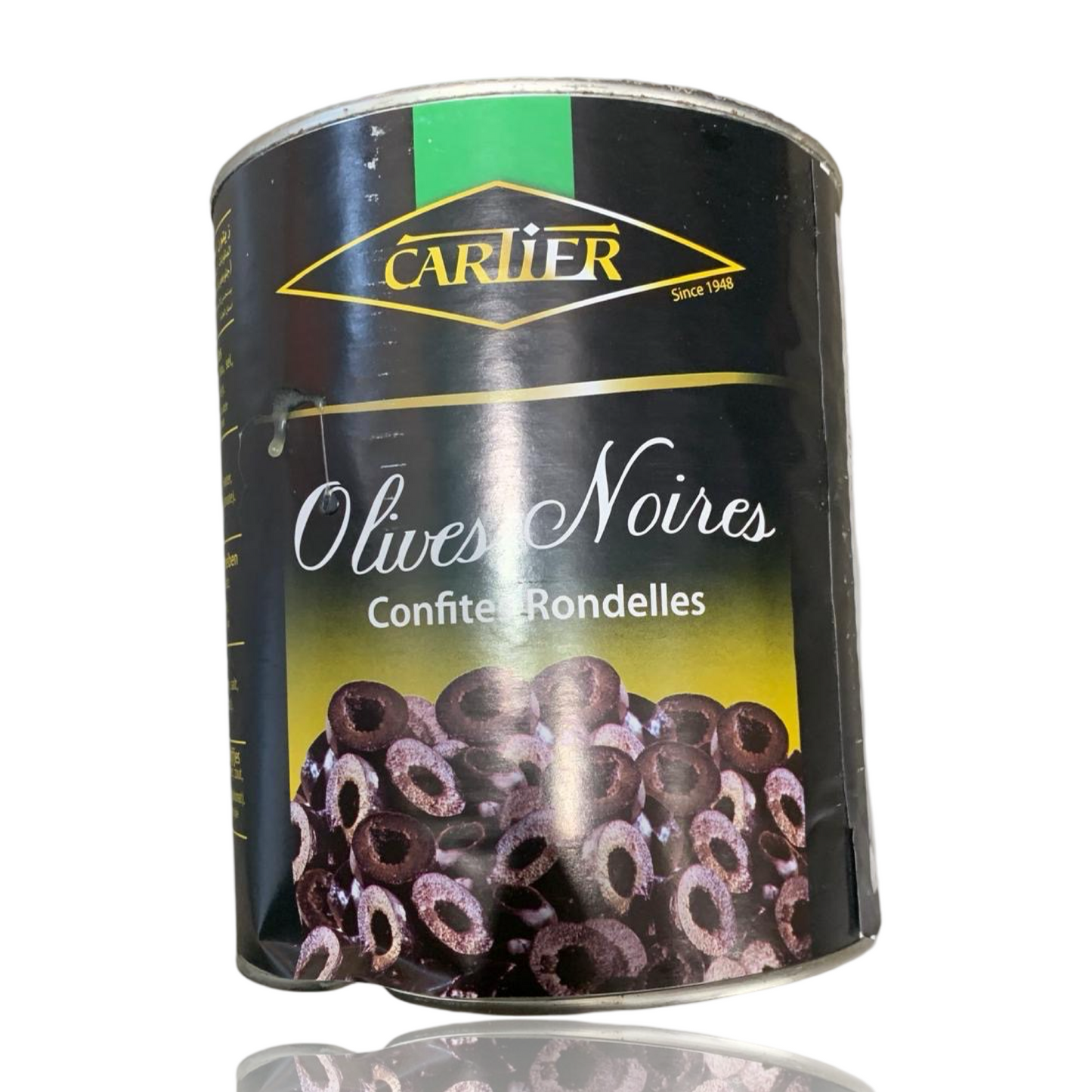 Cartier Black Olives Sliced 3kg