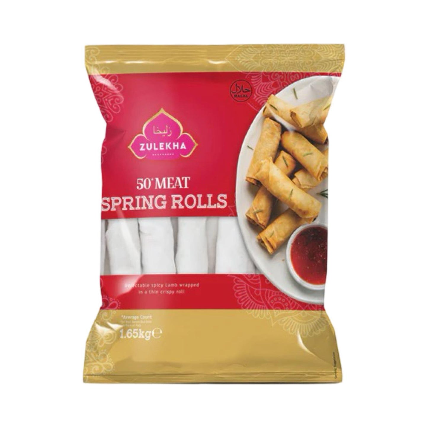 Zulekha 50 Meat Spring Rolls 1.65KG